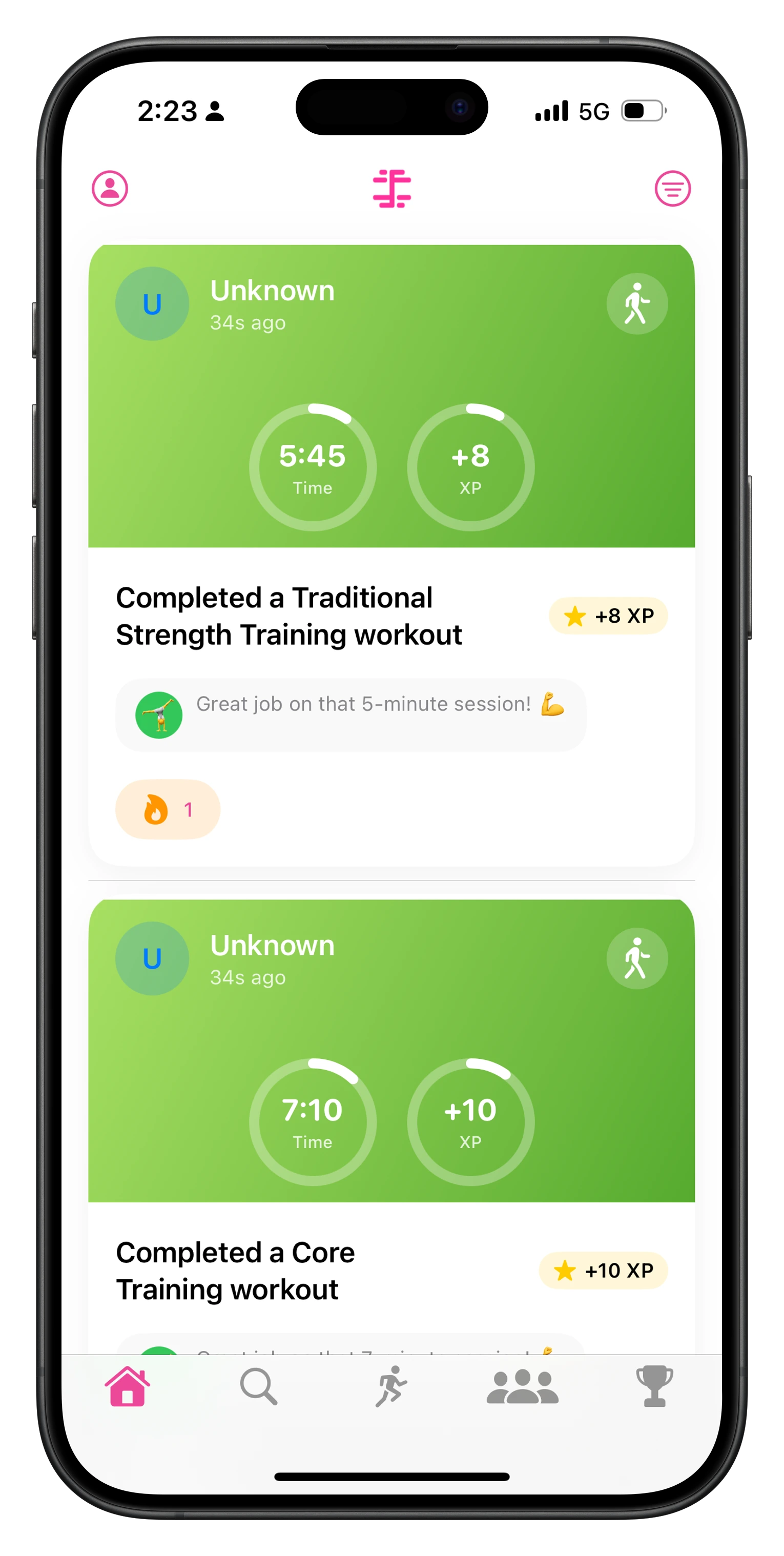 FameFit iOS App